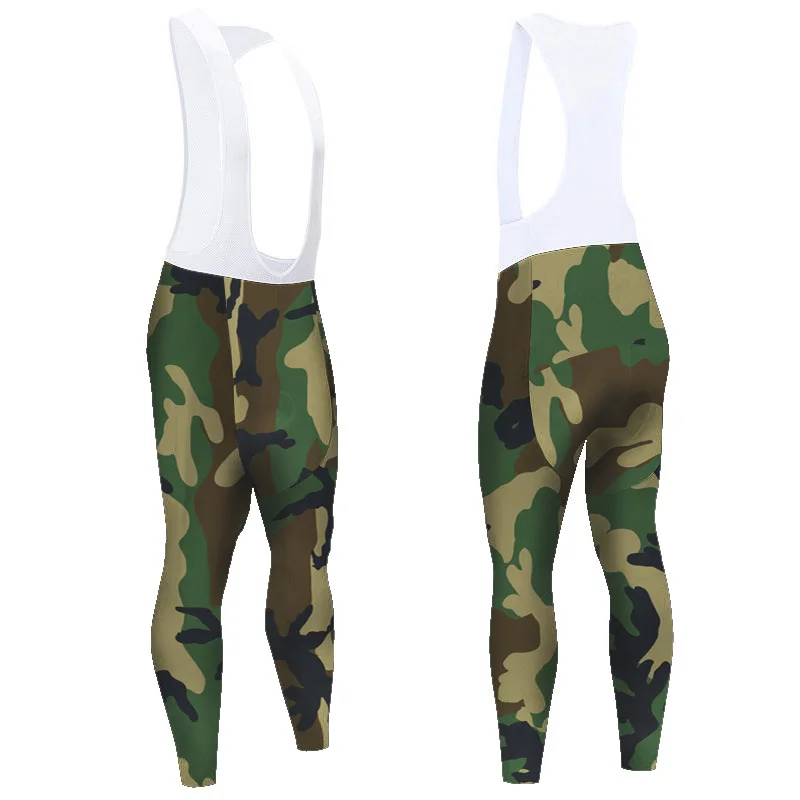 

Cycling Bib Long Pant, Camouflage Trousers, Quick Dry, Breathable Bicycle Pants, 9D Gel Pad, Bike Quality, Road Bike Long Pant