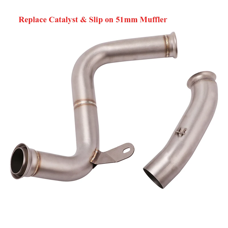 

For KTM 125 250 390 DUKE RC390 2017 2018 2019 Motorcycle Exhaust Front Pipe Muffler Middle Link Connect Pipe