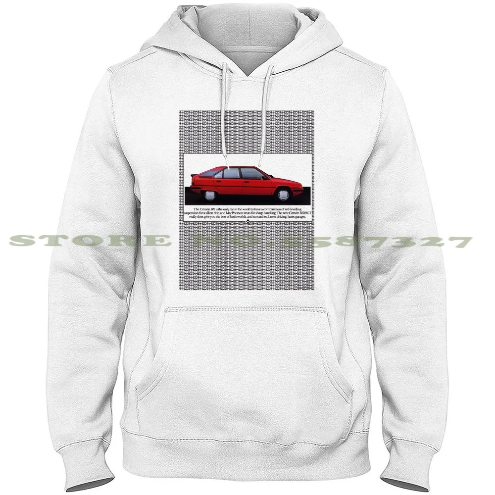 Citroen Bx Hoodies Sweatshirt For Men Women Bx Bx19 Bx19Gt French France Car Cars Saloon Hatchback Family 1980S 1990S 80S 90S