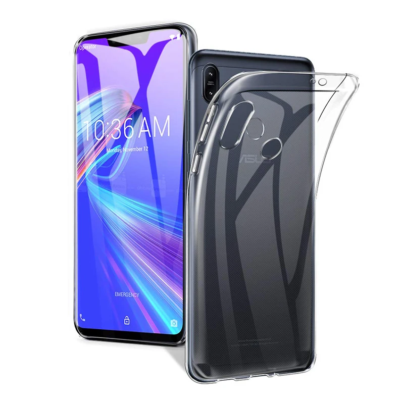 Original Clear TPU Cases for ASUS ZenFone Max M2 ZB633KL / Max Pro M2 ZB631KL Phone Back Cover Soft Silicon Transparent Thin Gel