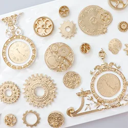 Steampunk Gear Clock Silicone Mold Machinery Industry Punk Fondant Cake Decorating Tools Chocolate Sugar DIY Baking Mould