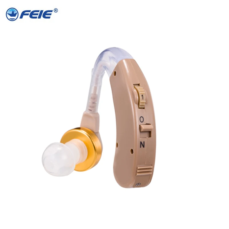 Feie Cheap Ear Hearing Devices Digital BTE Hearing Aid Clear Earphone Medical Equipment for Elderly Deaf Old People S-139