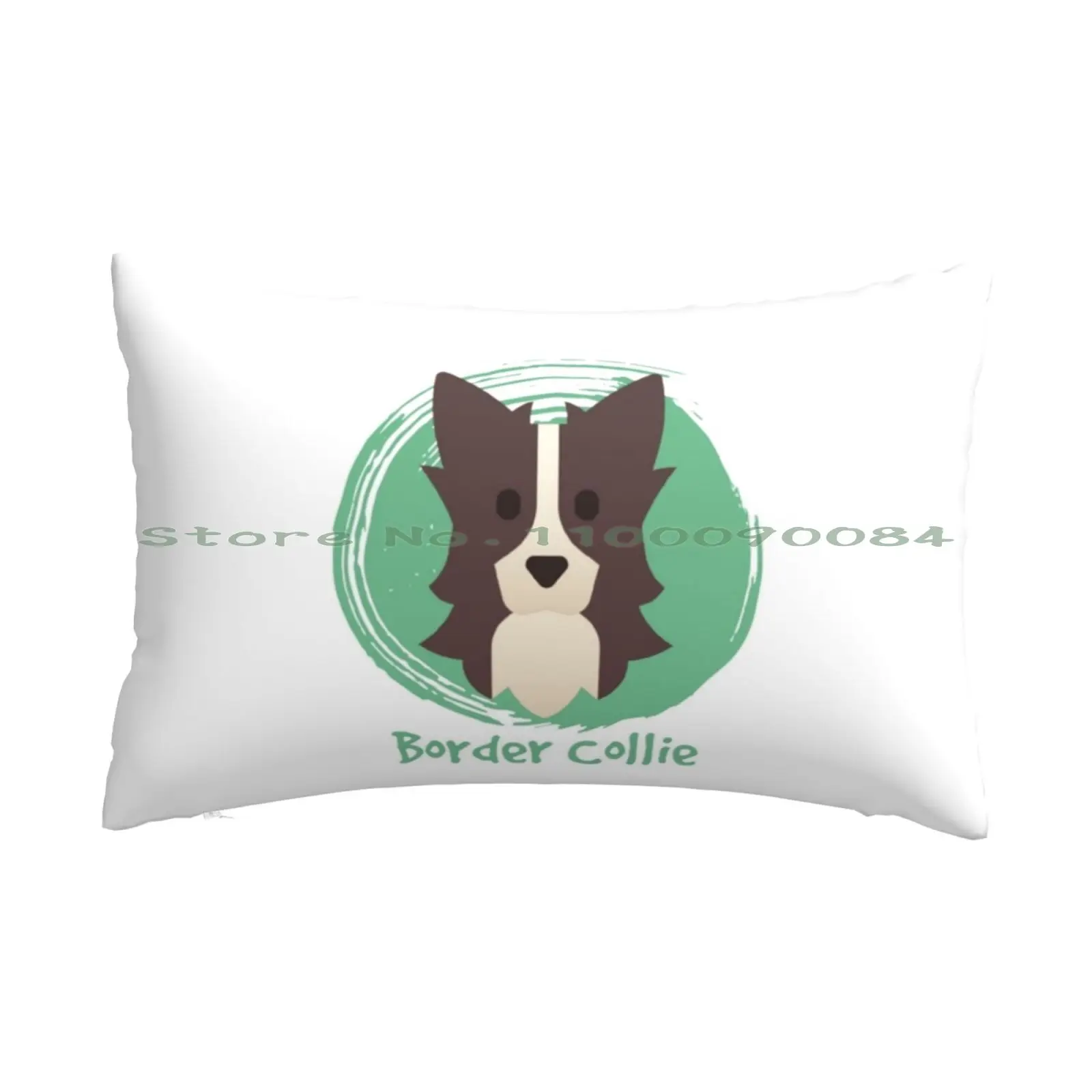 Border Collie Dog Cartoon Design Pillow Case 20x30 50*75 Sofa Bedroom Yaris Gazoo Racing Greece Wrc Modified Widebody Gr Racing