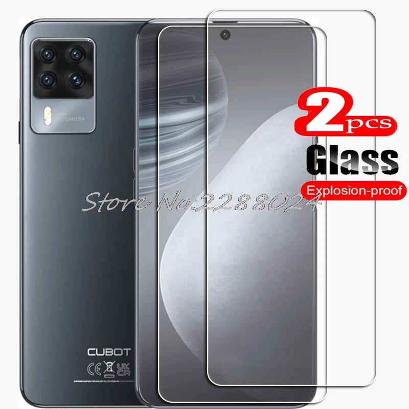 

2PCS FOR Cubot X50 High HD Tempered Glass Protective On CubotX50 Phone Screen Protector Film