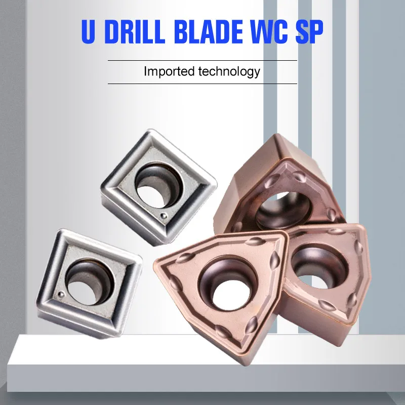 YOUSCARD 10Piece U drill blade Sumitomo Same Quality  WCMX040208 WCMT050308 WCMT06T308 SPMG050204 SPMG060204  carbide inserts