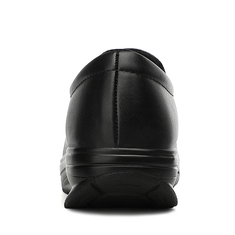 STRONGSHEN Women Shoes Spring Fashion Genuine Casual Comfortable Lady Shoe Swing Shoes White Nurse Shoes Slip-resistant Platform