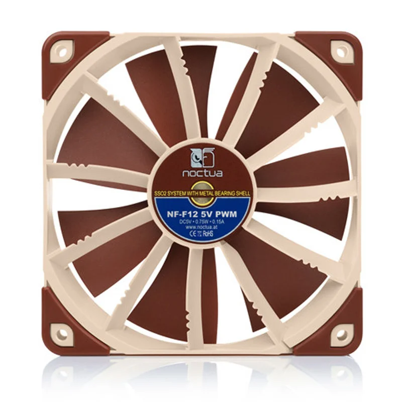 Imagem -04 - Noctua-pwm Versão Chassis Fan Controle Inteligente de Temperatura Nf-f12 12cm