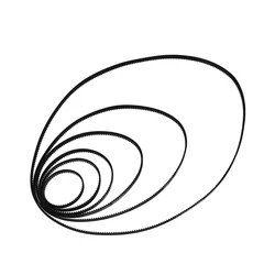 Correa de distribución para impresora 3D, accesorio de goma de bucle cerrado, 2GT-6mm, 110/160/200/280/300/400/610/760/852/1220mm