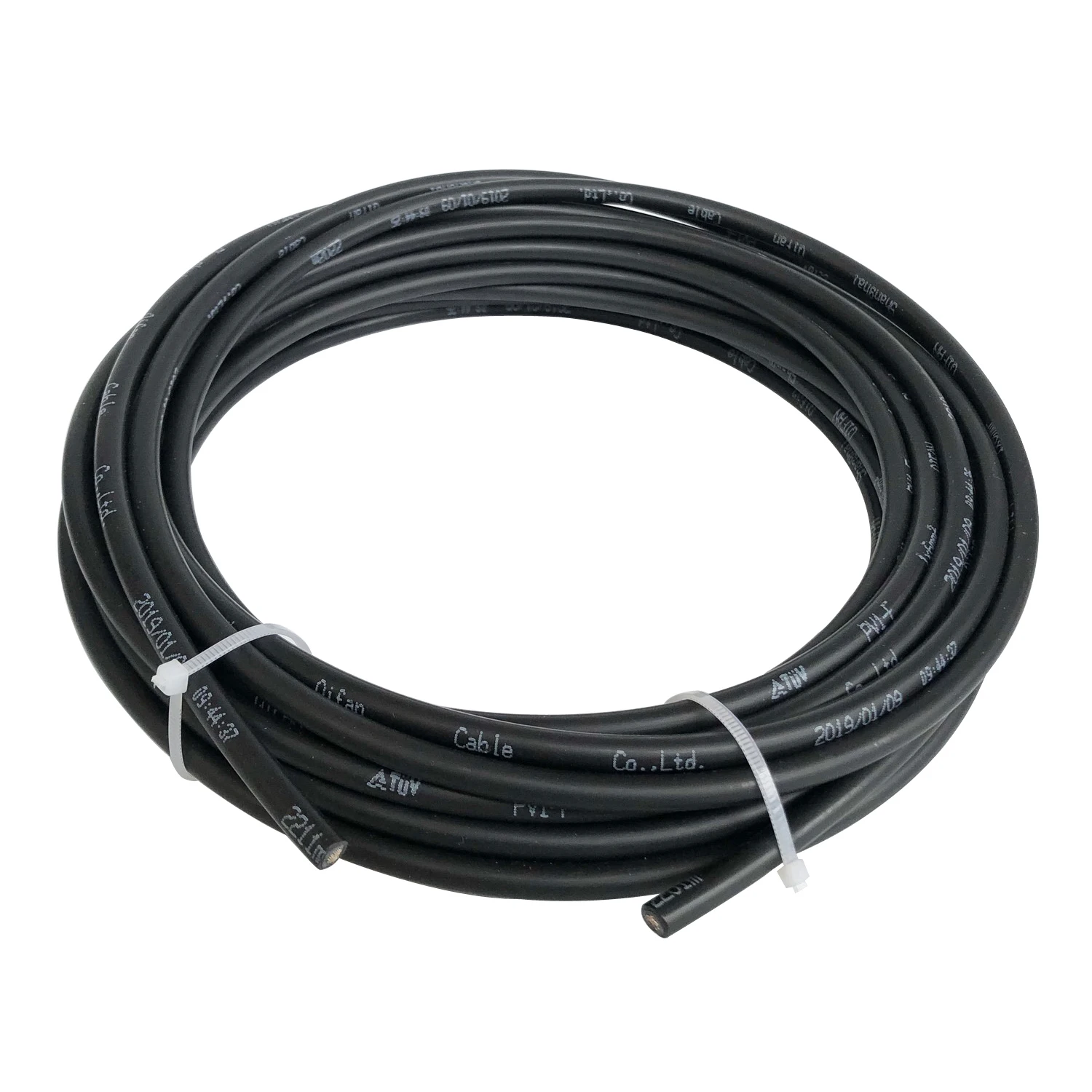 Бесплатная Доставка! Кабель PV 10 мм2, медный проводник из луженой меди + изоляция из сшитого полиэтилена + ПВХ-оболочка, соединительный удлинитель солнечной панели