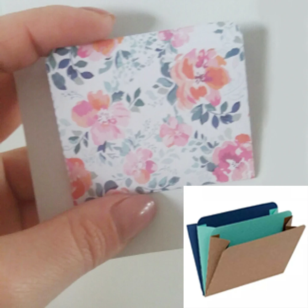 

Metal cutting dies accordion pocket cut die mold decoration Scrapbook paper craft knife mould blade punch stencils