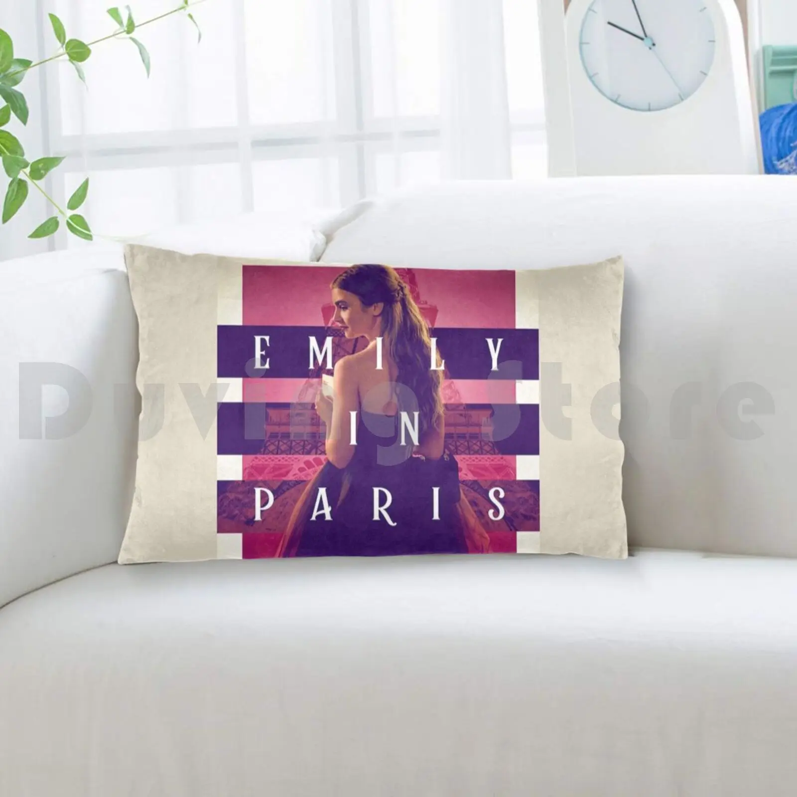 Emily In Paris Netflix Pillow Case DIY 50*70 Movieart53 Emily In Paris Lily Collins Emily In Paris Netflix Tv