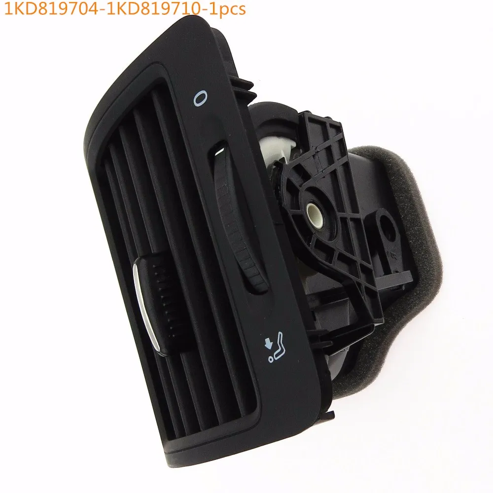 SCJYRXS For Golf MK5 MK6 Rabbit 1K0 819 710 Right Dashboard Automotive Air Conditioning Outlet Vent 1K0819704 1K0 819 704