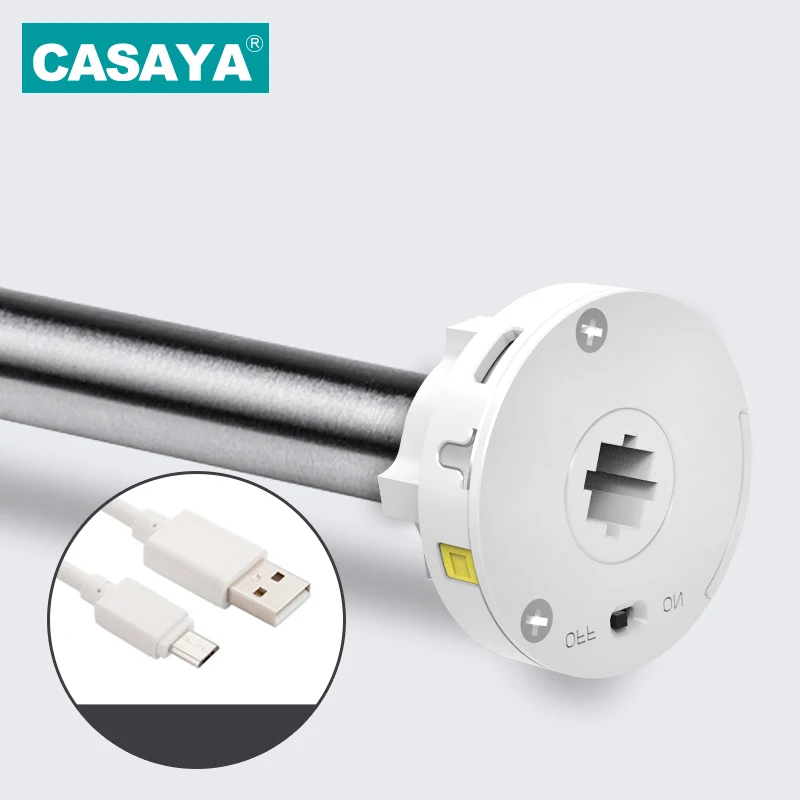 DC 5V Lithium battery Tubular Motor Remote control Electric Roller Blinds Motor smart forwarder work with Google home Alexa Tuya
