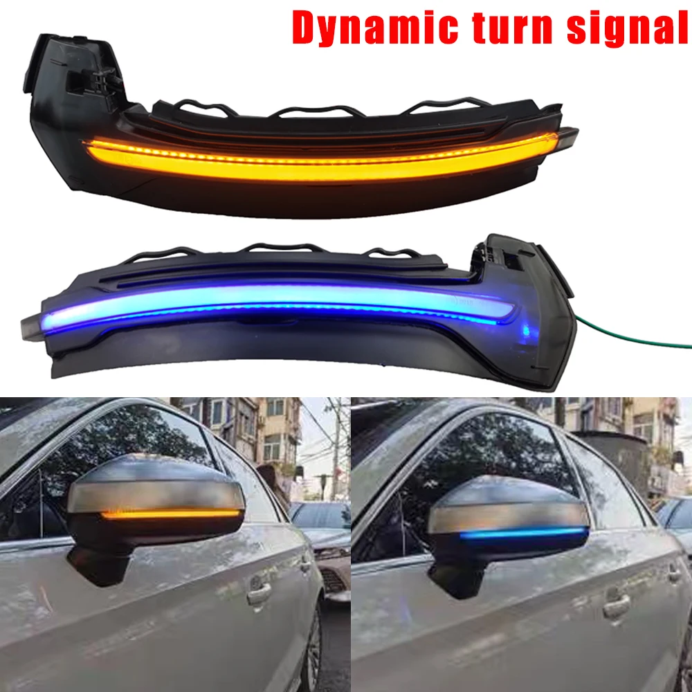 (משמאל + ימינה) הוביל אות סיבוב חץ חוט עבור audi a3 8v s3 rs3 בצד מראה אור 2013 2014 2015 2016 2017 2018 2019 2020