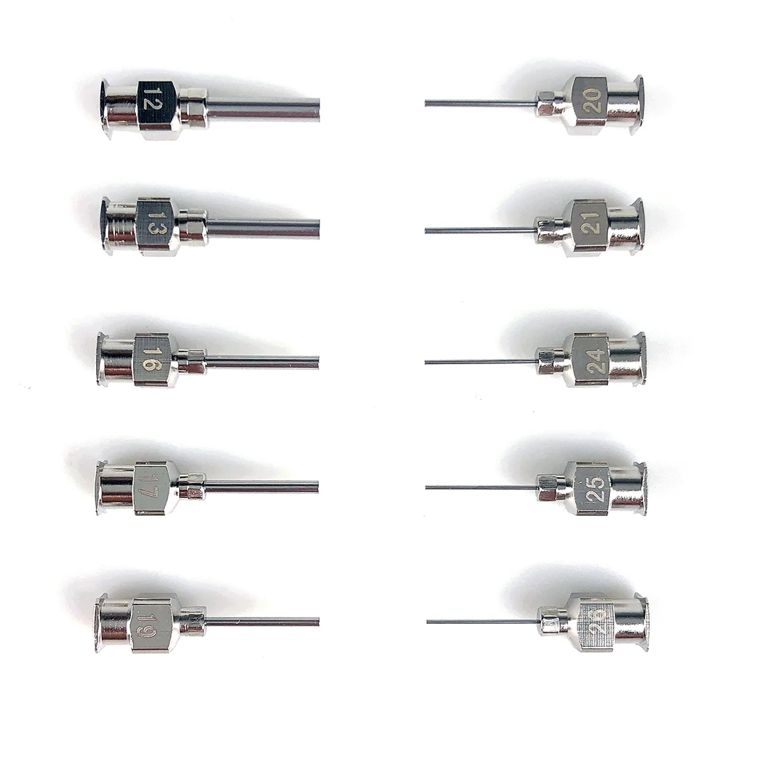

10 шт., от 12 г до 26 г, большая емкость, игольчатый наконечник, нержавеющая игольная трубка, стальной дозатор, дозатор