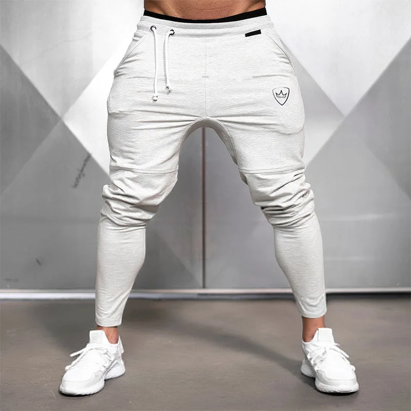 Casual workout gym sweatpants jogging  men\'s casual   fitness cotton track  spring and autumn sportswear