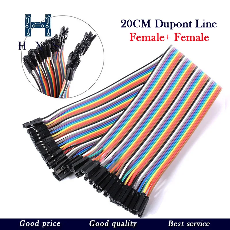 120pcs 40PIN 20CM Dupont Line Male to Male + Female and Female to Female Jumper Dupont Wire Cable For Arduino DIY KIT