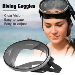 Professional Underwater Silicone Mergulho Goggles, Anti-Fog, Adulto Natação Goggles, Pesca, Homens, Mulheres