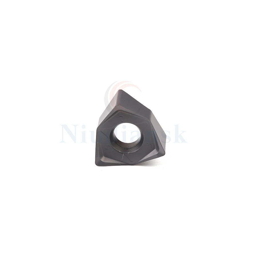 Outil de tournage pour tour CNC WNMU080608EN-GM LF6018, Inserts de fraisage, coupeur, insertion en carbure utilisé pour les pièces en acier inoxydable, 10 pièces