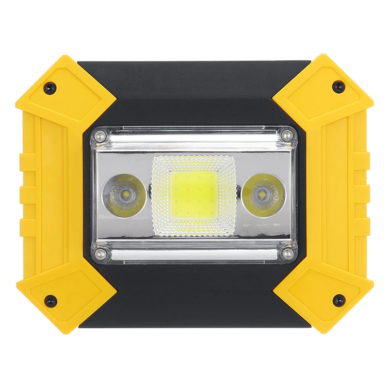 Tragbare COB Led-strahler Arbeit Licht USB Aufladbare 18650 Batterie Outdoor Licht Für Jagd Camping Notfall Taschenlampe