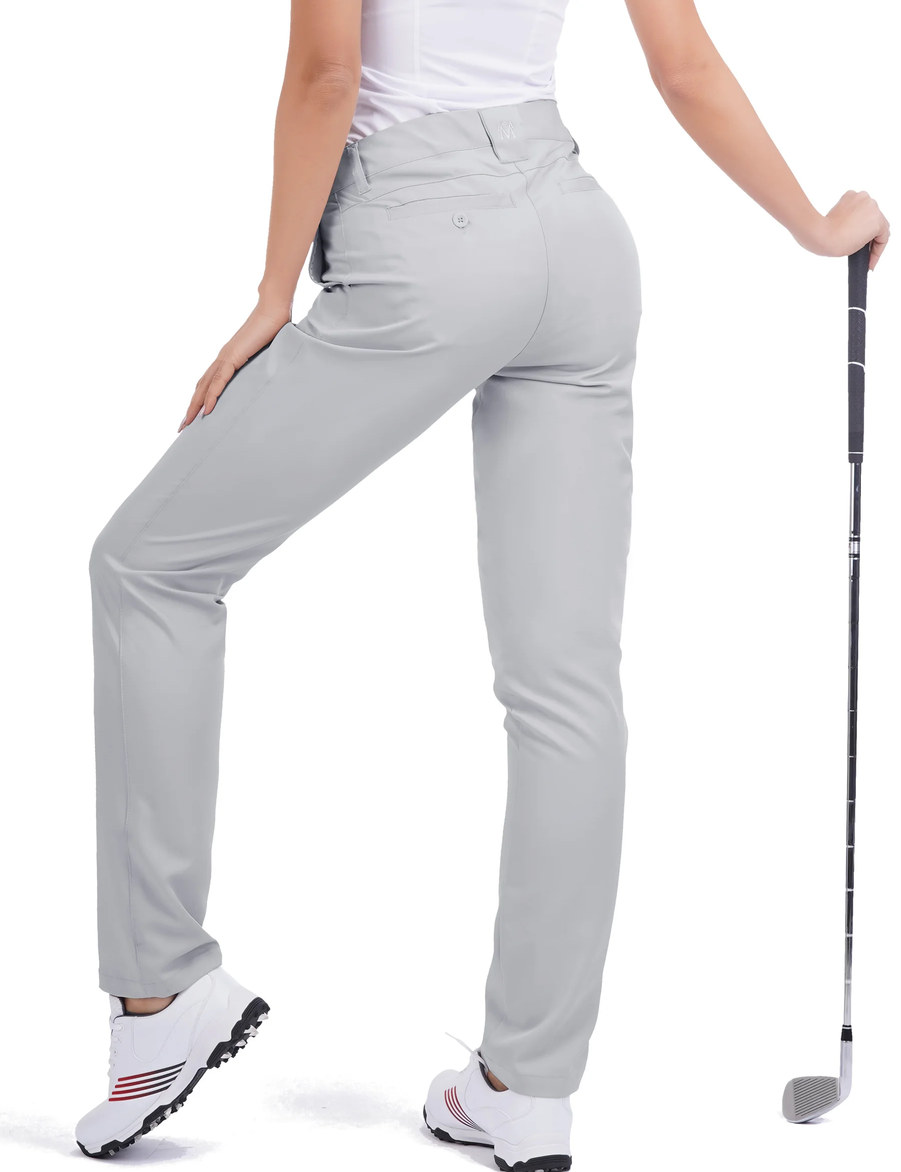 Lesmart-pantalones de Golf para mujer, ropa ligera y transpirable, ajustada y elástica, informal, para exteriores, primavera y verano, novedad