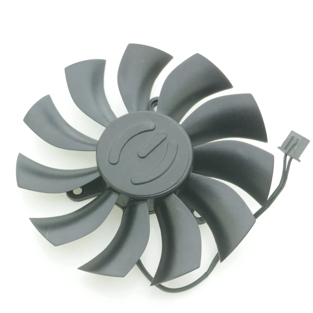 Free Shipping PLA09215S12L 12V 0.20A 86mm 2Pin For EVGA GTX1050 Graphics Card VGA Cooler Cooling Fan