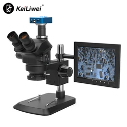 Kailiwei 7050  Trinocular Zoom 7X-50X Camera USB HDMI VGA 8