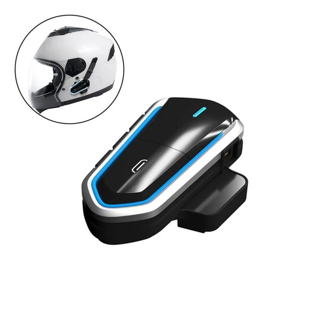 Motorcycle Helmet Bluetooth V4.1 Wireless Headset Anti-Interferentie Voor Motorhelmet Intercom Moto Radio Handsfree Headphones