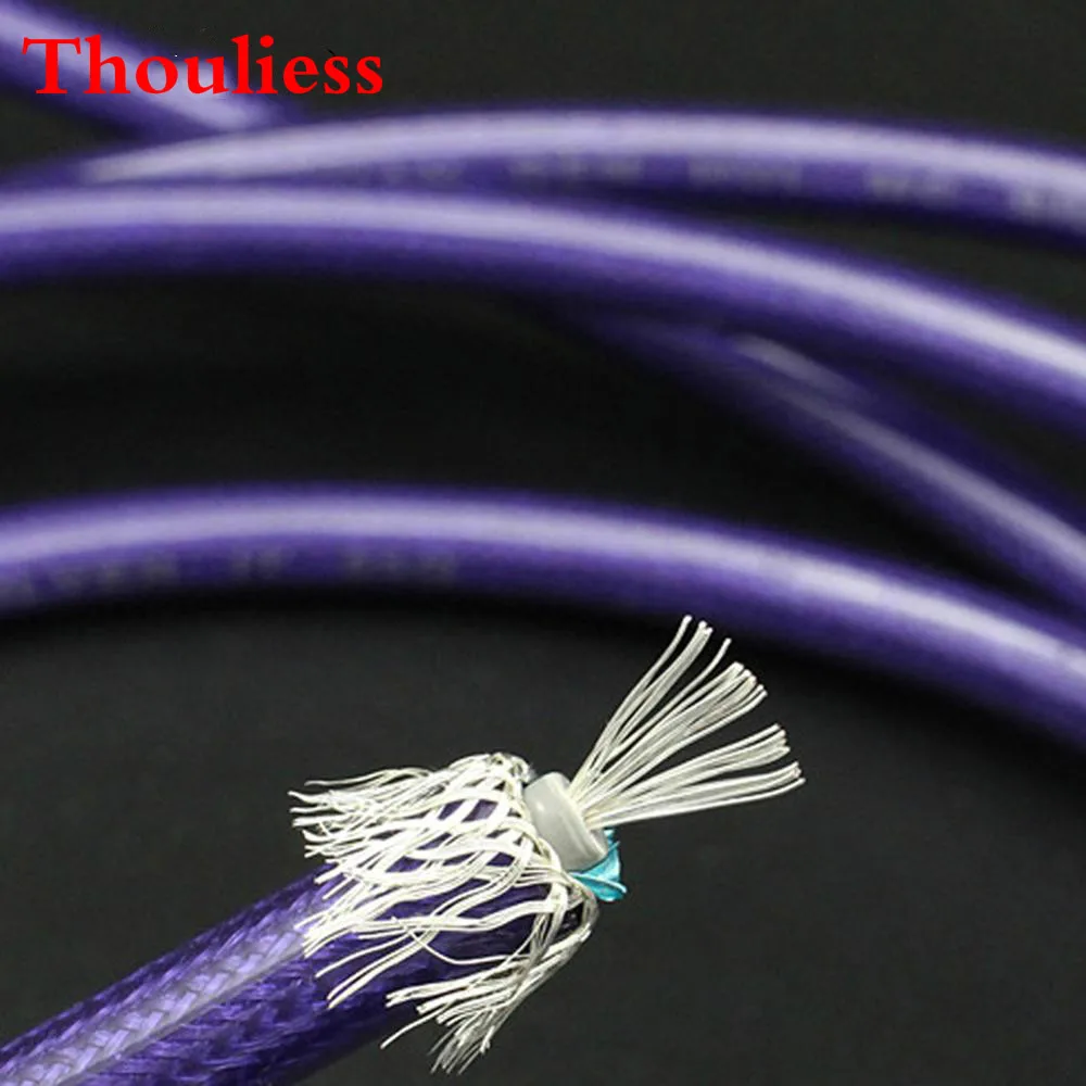 Thouliess HIFI VDH Silver Plated Bulk Cable Professional DVD Amplifier Coaxial Bulk Cable