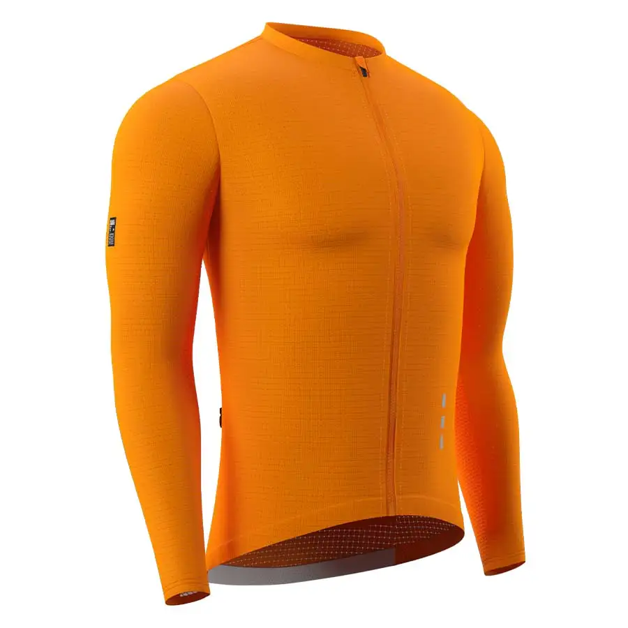 

Souke Sports men's Winter Cycling Jersey with Long Sleeve Windproof Thermal Bicycle Pro Team Ciclismo Shirts with 3 Pockets