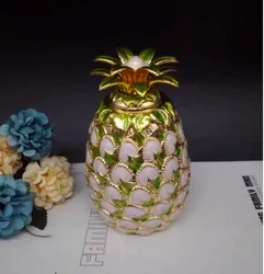 Toothpick box automatic fashion personality beautiful quality fashion pineapple toothpick tube home storage wonderful gift