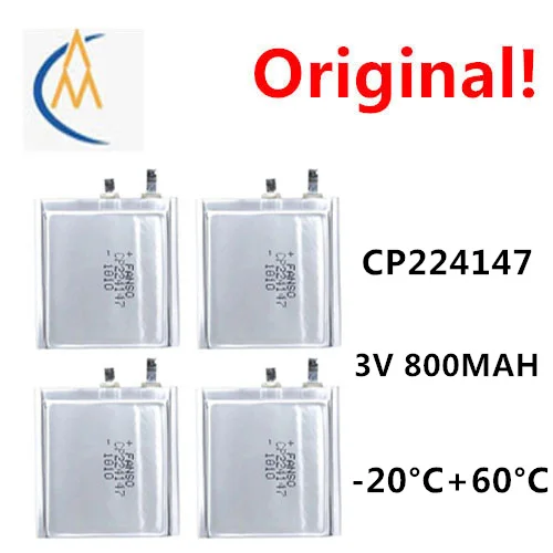 

4PCS Fanso fuante cp224147 3V soft pack lithium battery smart access card square battery ELECTRONIC LABEL PACKING CARD