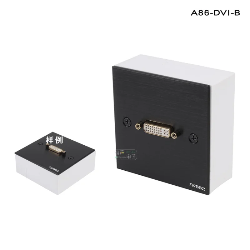 1Pcs 86 Panel Notebook Video 1 bit DVI Desktop Box Female to Female Dual Connection Signal Line Projector