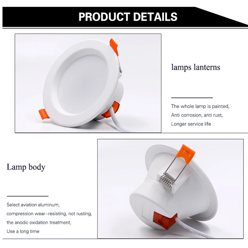 8pcs 5W/7W LED Smart Downlight Control Round Spotlight lampade intelligenti Tuya Smart light APP WiFi soffitto RGB luce fredda calda