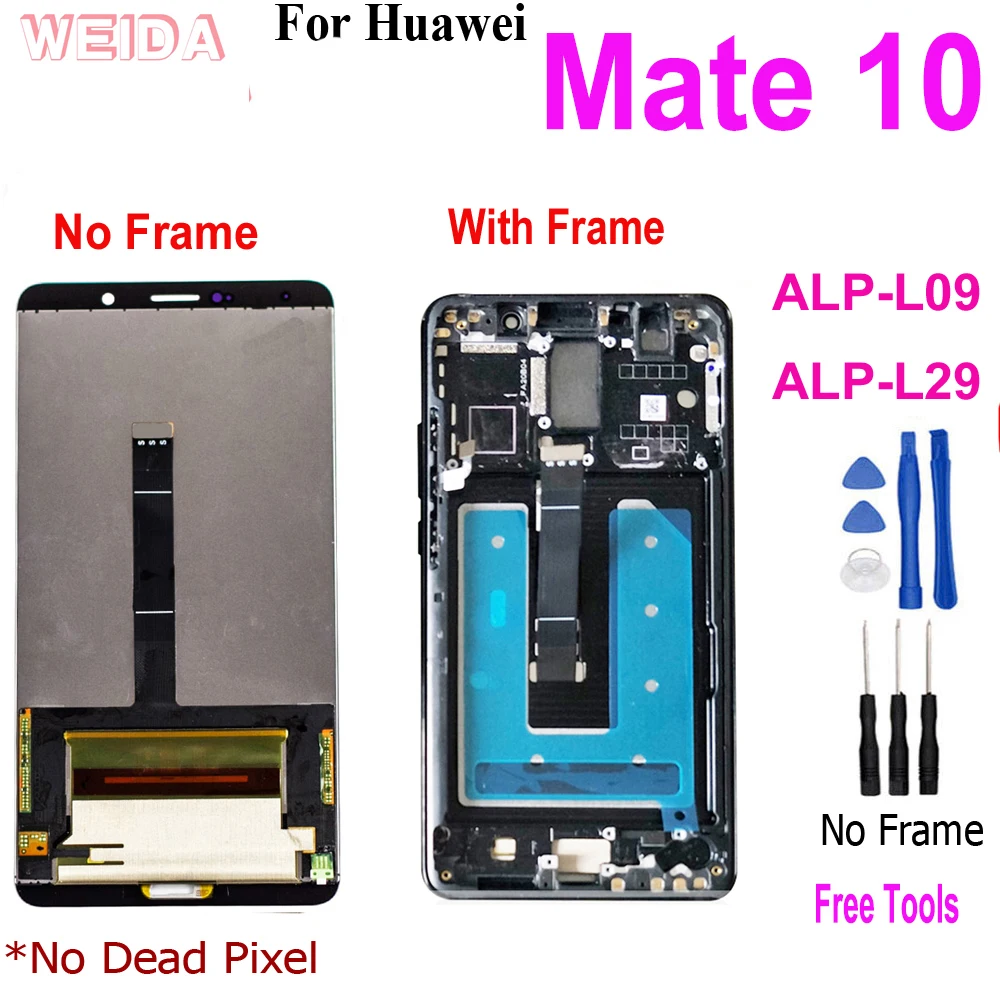 5.9”  AAA+ LCD for HUAWEI Mate 10 LCD Display Touch Screen Digitizer Assembly for Huawei Mate 10 ALP L09 L29 LCD Replacement