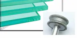 Neue 1 stücke 400 # Glas Diamant schleifen rad 6mm Schaft für Glas flugzeug gerade rand anfasen