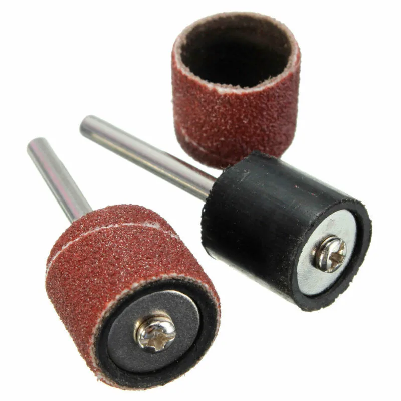 Kit de bandes abrasives avec 2 disques de meulage, outil rotatif pour le polissage de la pierre et du métal, 50 pièces