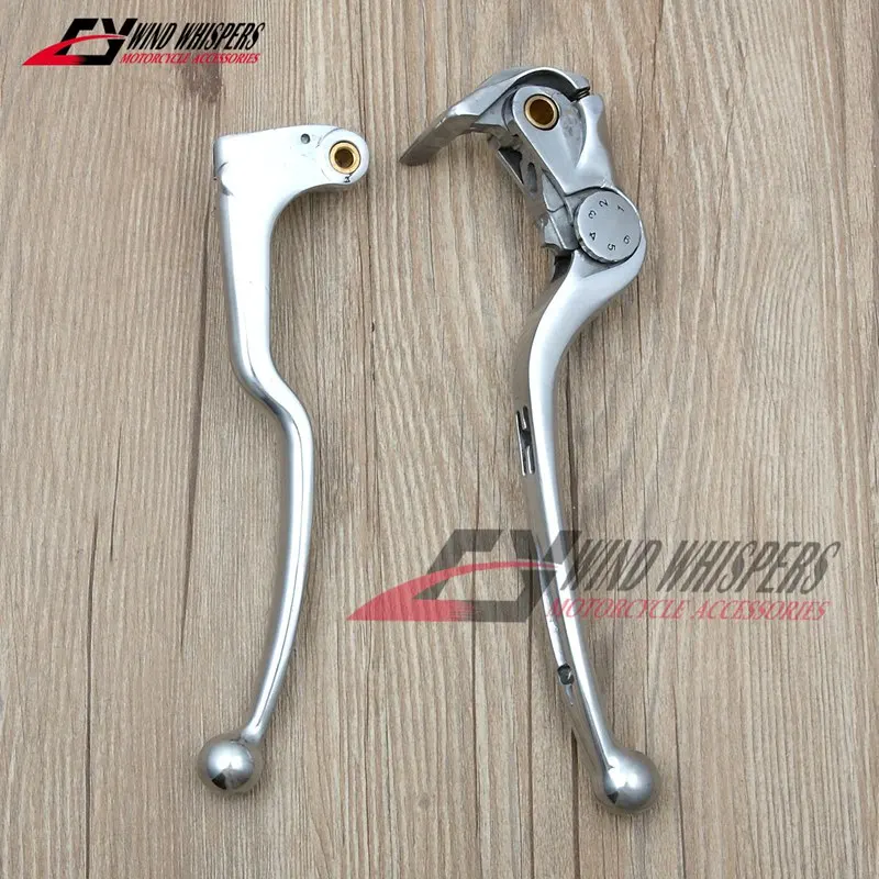 Motorcycle Polished silver brake clutch lever levers For Suzuki GSXR600 GSXR750 GSXR 600 750 2006-2010 K6 K8 GSXR1000 2005-2006