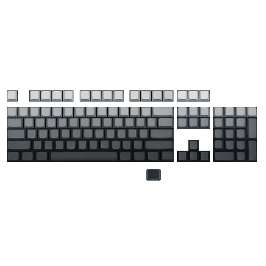 Imagem -03 - Polar Day Keycaps Side or Top Print Teclado Mecânico para pc 87 104 Key Standard Ansi Pbt Personalizado Perfil Oem Retroiluminado Conjunto