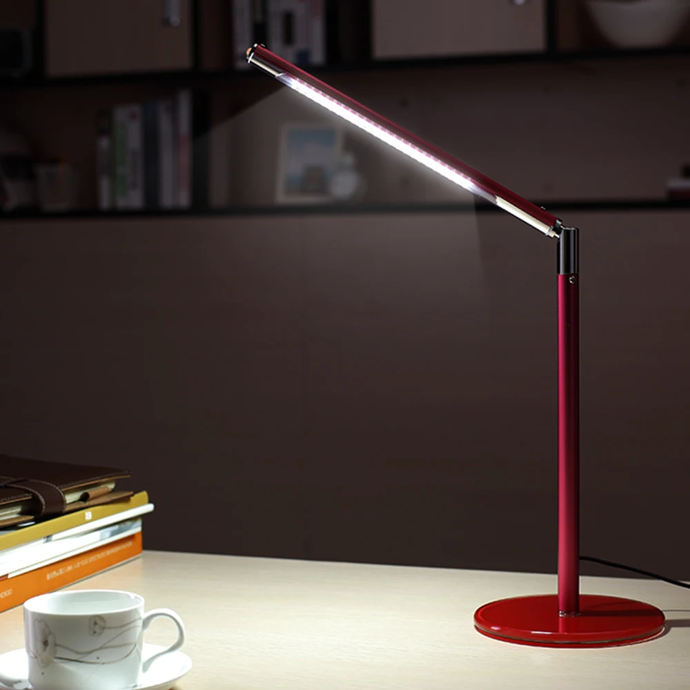 

GP-608 LED Desk Lamp DC5V Third Gear Dimming Eye Protection Reading Study Office Lights Portable Folding Lamp USB Table Lamps