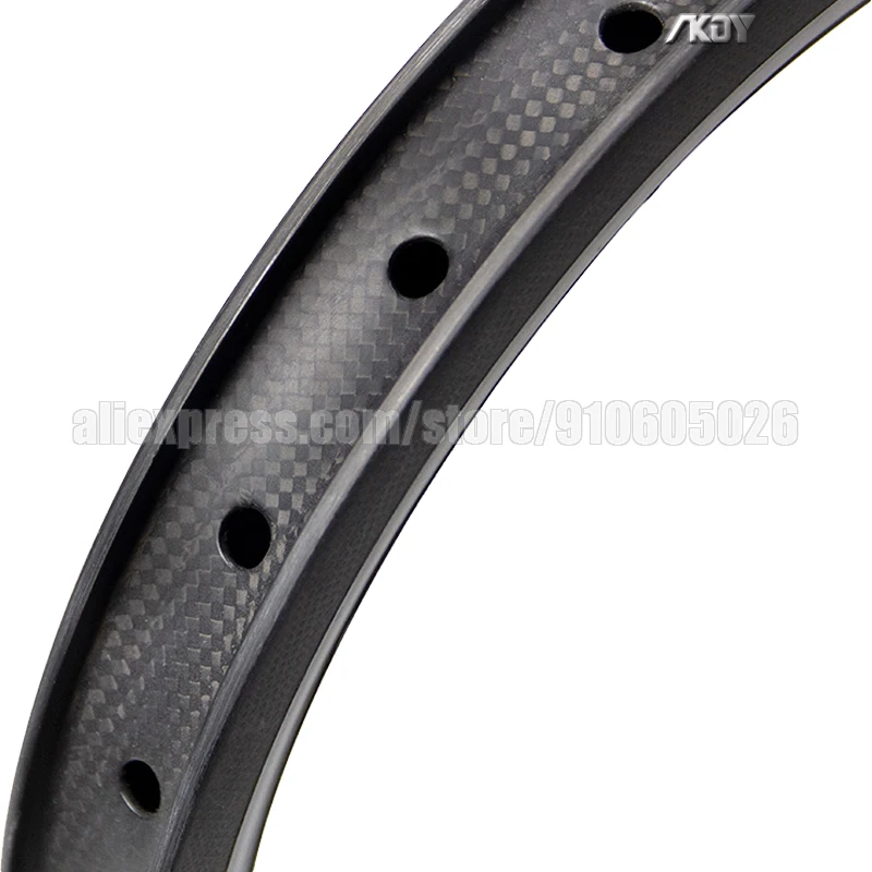 Carbon Balance Bike Wheel Rim 14 Inch Kids Bicycle Wheel 30mm Clincher Push Bike Wheel 255