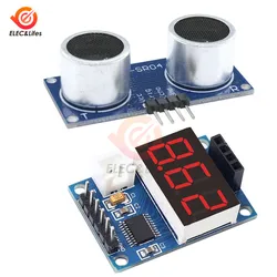 HC-SR04P HCSR04P Ultrasonic Sensor HC-SR04 HCSR04 Measuring Distance Sensor LED Display Module for Arduino Robot