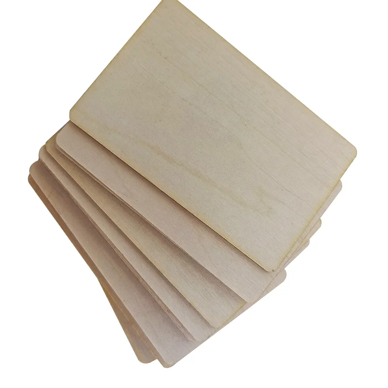 New Product Wooden 10 Pcs NFC 213 216 RFID Basswood Blank Digital Business Card DIY Crafts Laser Engraving New Materials