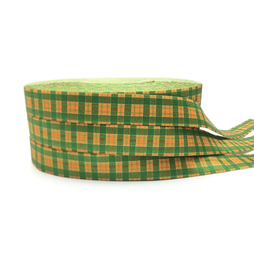 16mm Polka Dot Stripe Print Arrow Fold over Elastic Band nastro da cucito artigianato fatto a mano accessori fai da te fascia per capelli cravatte