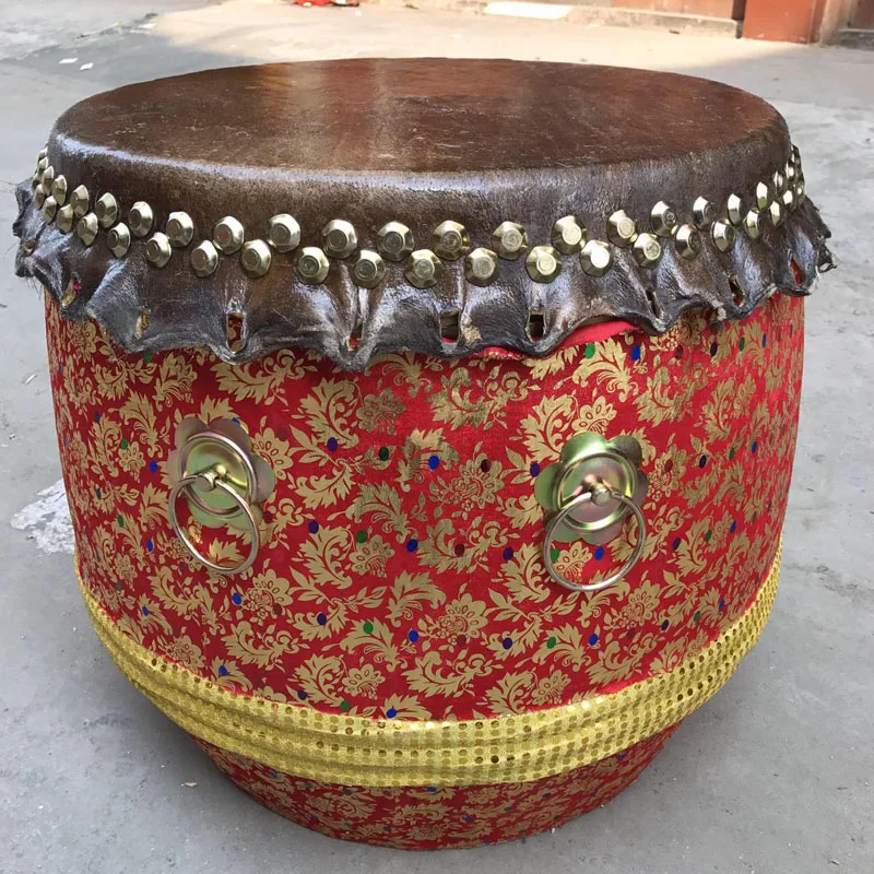 

Chinese Foshan Lion Drums Cosplay Lion Dance Drum Wusuh Kungfu Big Drum party stage prop