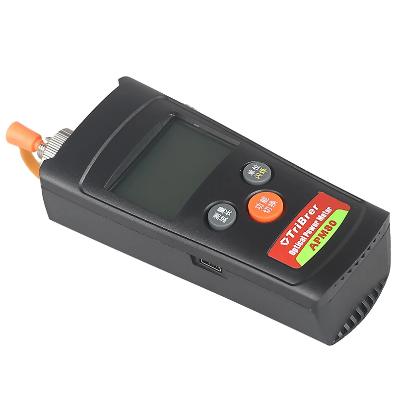 Imagem -02 - Fibra Óptica Multímetro Mini Letter Medidor Power Meter Apm80c Luz Tester de Radiação50 a Mais 26 Rádio e tv Versão