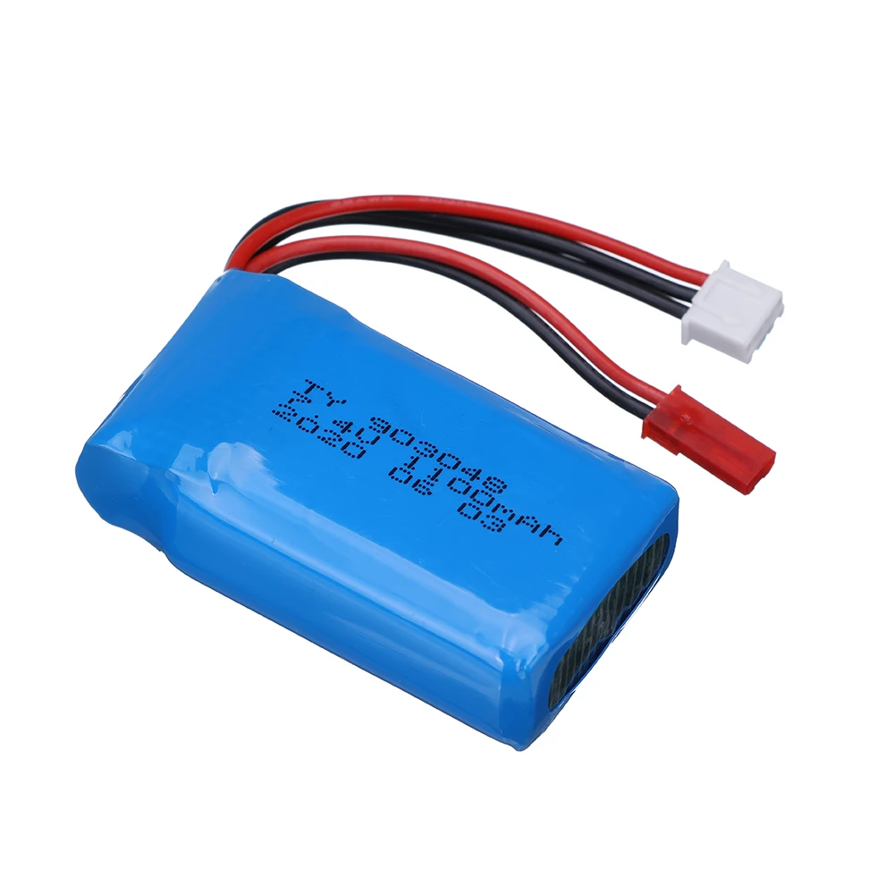 Batteria Lipo da 7,4 V 1100 mAh / caricabatterie da 7,4 V 903048   2S Per Wltoys A949 A959 A969 A979 V912 V913 V353 k929 V262 Ricambi Auto Rc Batteria