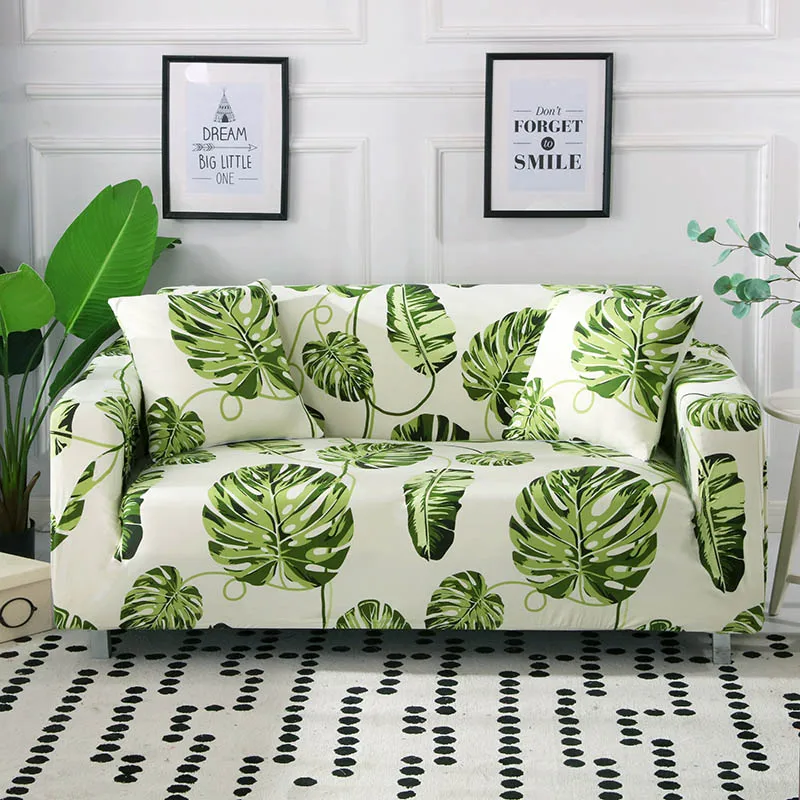 Geometric Stretch Sofa Cover Cotton Elastic Corner Sofa Towel Single Couch Cover Sofa Covers for Living Room Pets funda sofa