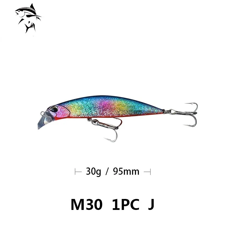 Beach Walker 90 Minnow sinking fishing lure 95mm/30g artificial swimbait hard bait trout minnow leurre pescar for seabass 2021