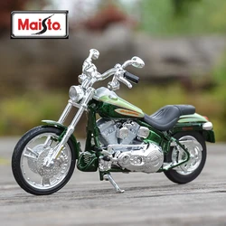 Maisto 1:18 Harley Davidson 2004 FXSTDSE CVO döküm araçlar tahsil hobiler motosiklet Model oyuncaklar